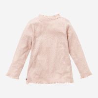 Baby Langarm Shirt von People Wear Organic aus Bio-Baumwolle in rosa gepunktet 2
