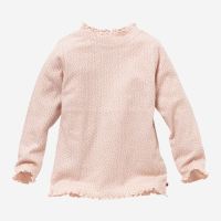 Kinder Langarm Shirt von People Wear Organic aus Bio-Baumwolle in rosa