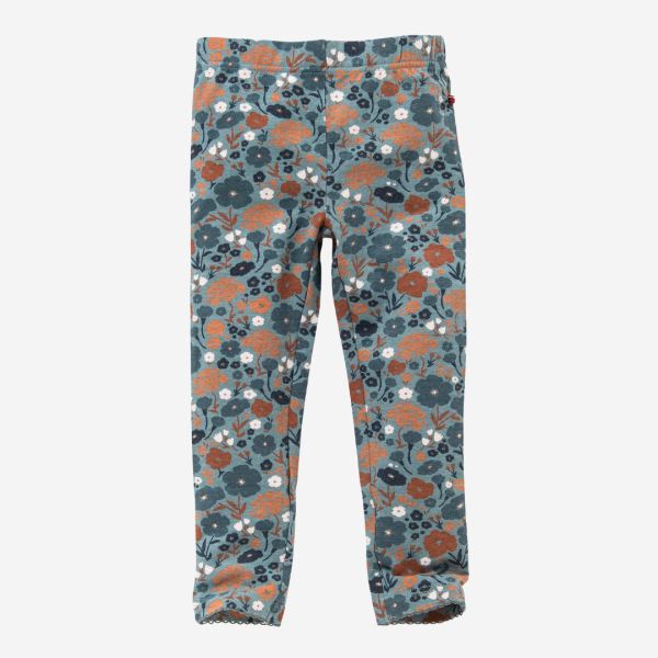 Kinder Blumen-Leggings von People Wear Organic aus Bio-Baumwolle