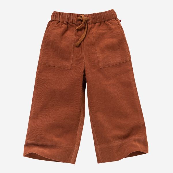 Kinder Cordhose mit großen Taschen von People Wear Organic aus Bio-Baumwolle in braun