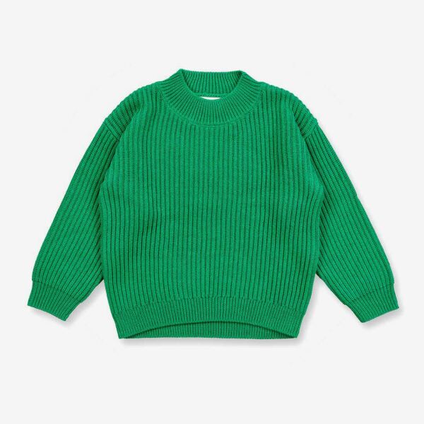 Kinder Pullover MARLEY von Sense Organics aus Bio-Baumwolle in green