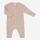 Baby Overall Rippe von Puri Organic aus Bio-Baumwolle und Leinen in sand