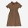 Damen Kleid Camarine von Poudre Organic aus Bio-Baumwolle in toffee 3