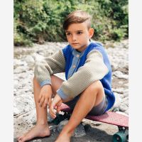 Kinder Summer Cardigan von Matona aus Bio-Baumwolle in cobalt 4