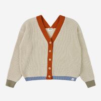 Damen Color Block Cardigan von Matona aus Bio-Baumwolle...