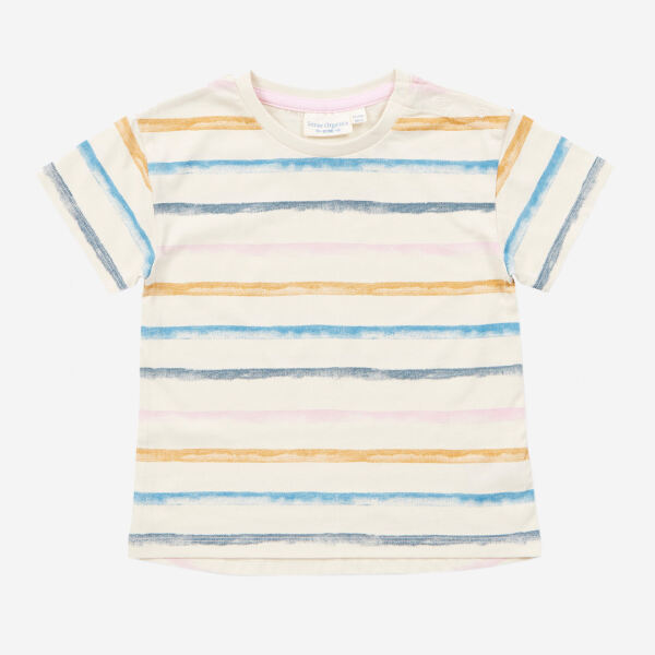 Kinder Shirt Lina von Sense Organics aus Bio-Baumwolle in watercolour stripes