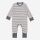 Baby Strampler Tona von Sense Organics aus Bio-Baumwolle in anthracite stripes