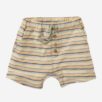 Shorts von People Wear Organic aus Bio-Baumwolle geringelt