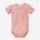 Baby Body Kurzarm von People Wear Organic aus Bio-Baumwolle in rose Pünktchen