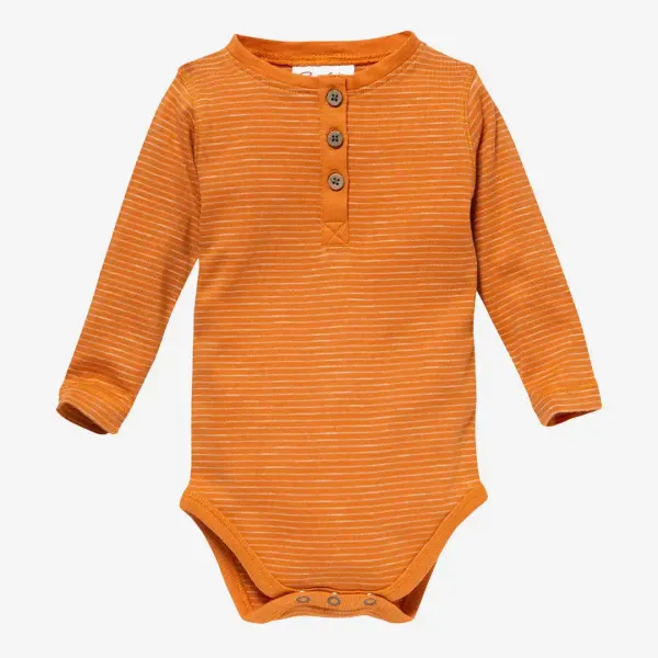 Baby Body People Wear Organic Bio-Baumwolle Ringel gelb