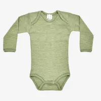 Baby Body Hocosa Bio-Baumwolle/Wolle/Seide gruen meliert