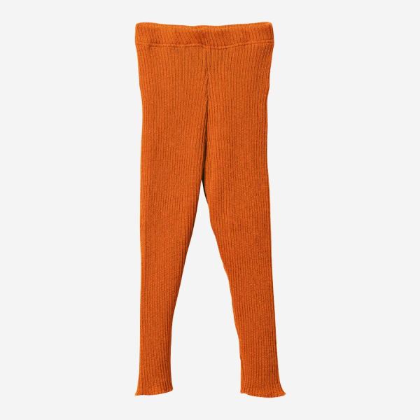 Strick Leggings von Disana aus Wolle in orange
