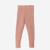 Strick Leggings von Disana aus Wolle in rosé