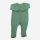 Baby Schlafanzug von Joha aus Merinowolle in grün melange