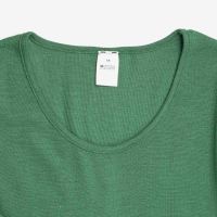 Damen Unterhemd von Hocosa aus Wolle/Seide in grün 2