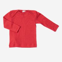 Baby Schlupfhemdchen von Cosilana aus Bio-Wolle/Seide in rot 2