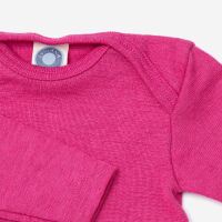 Baby Schlupfhemdchen von Cosilana aus Bio-Wolle/Seide in pink 3