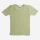 Kinder Unterhemd kurzarm von Cosilana aus Bio-Baumwolle/Wolle/Seide in lindgrün