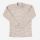 Kinder Shirt Ringel Stehkragen Wolle/Seide von Lilano in hellgrau 1