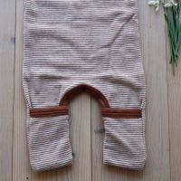 Anzug mit Beinumschlag von Lilano aus Wolle/Seide Ringel in rust
