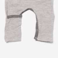 Anzug mit Beinumschlag von Lilano aus Wolle/Seide Ringel in hellgrau