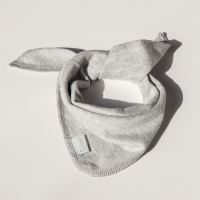 Baby Dreieckstuch von Selana aus Bio-Baumwolle in grey