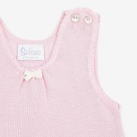 Baby Strampler von Selana aus Wolle/Seide in sorbet 3