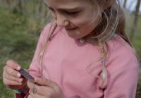 Kinder Shirt von Leela Cotton aus Bio-Baumwolle in altrosa Garten