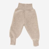 Babyhose von Engel aus Wollfleece in sand melange