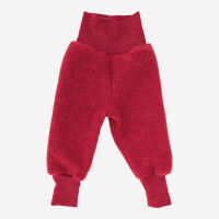 Babyhose von Engel aus Wollfleece in jaspis melange