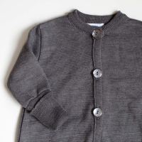 Baby Overall Schlafanzug von Reiff aus Wolle/Seide-Frottee in fels 2