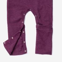 Baby Anzug mit Beinumschlag von Lilano aus Wolle/Seide in beere 2