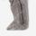 Strampelanzug mit Fuß von Lilano aus Wollfrottee in grau 3