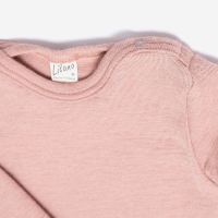 Baby Shirt aus Wolle/Seide von Lilano in dusty rose 3