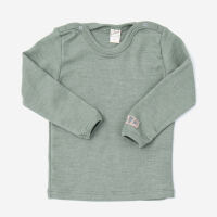 Baby Shirt aus Wolle/Seide von Lilano in sage