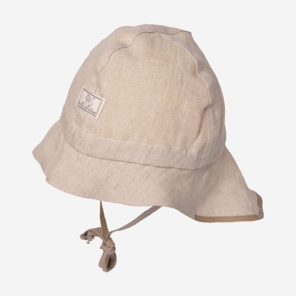 Sonnenhut Feuerwehr von Pickapooh aus Leinen in beige