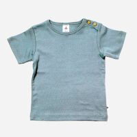 T-Shirt von Leela Cotton aus Bio-Baumwolle in taubenblau