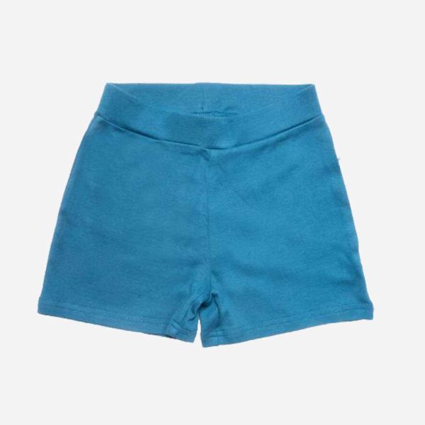 Kurze Hose Shorty von Leela Cotton aus Bio-Baumwolle in donaublau