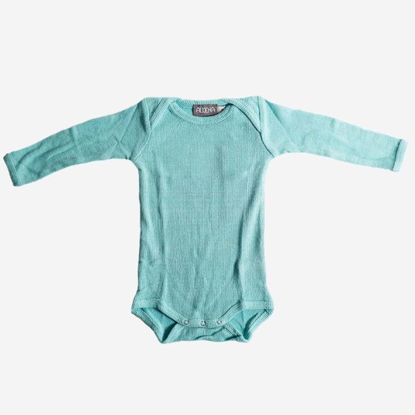 Baby Body von Alkena aus Bouretteseide in aqua