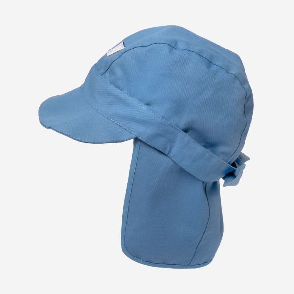 Sonnenhut Nico von Pickapooh aus Bio-Baumwolle mit UV-Schutz in jeans blau