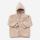 Baby Kapuzenjacke von Engel aus Wollfleece in sand melange 2