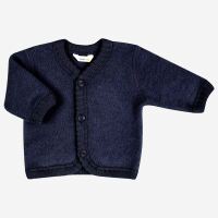 Kinder Cardigan von Joha aus Merinowolle in navy