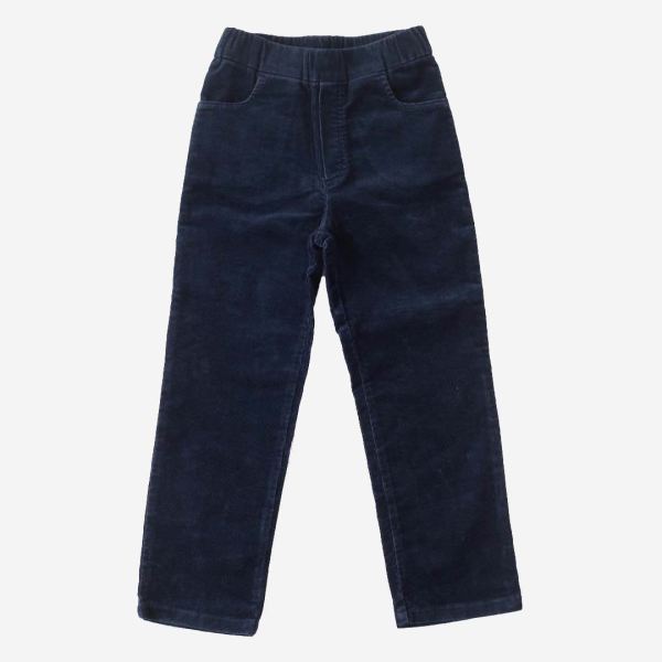 Lila Lämmchen Naturtextilien Kinder Cordhose aus Bio-Baumwolle in marineblau