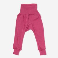 Baby Hose mit Bund von Cosilana aus Wolle/Seide in pink