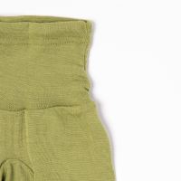 Baby Hose mit Bund von Cosilana aus Wolle/Seide in grün