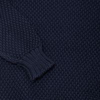 Pullover Strickmuster von Harfmann Piccolino aus Wolle blau 2