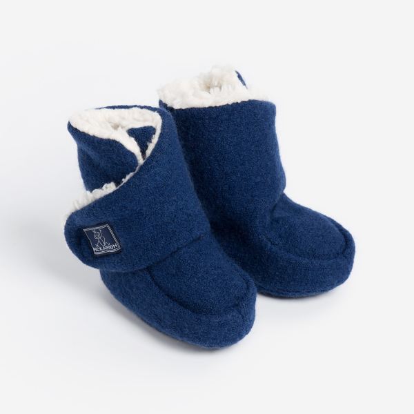 Baby-Stiefel Trotter von Pickapooh aus Wollwalk in marine