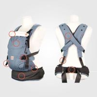 Babytrage Slim light von Ruckeli aus Bio-Baumwolle in smokey grey 6