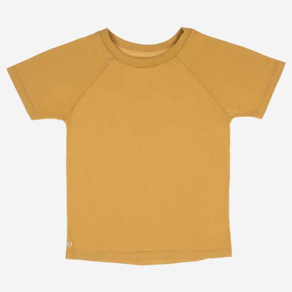 Kinder T-Shirt The Luxury Tee von Orbasics aus Bio-Baumwolle in honey gold