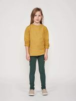 Mighty Longsleeve Kinder Shirt von Orbasic aus Bio-Baumwolle in honey gold Kind